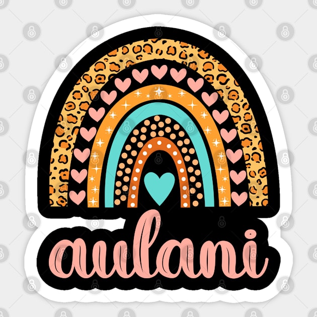 Aulani Name Aulani Birthday Sticker by CreativeShirt